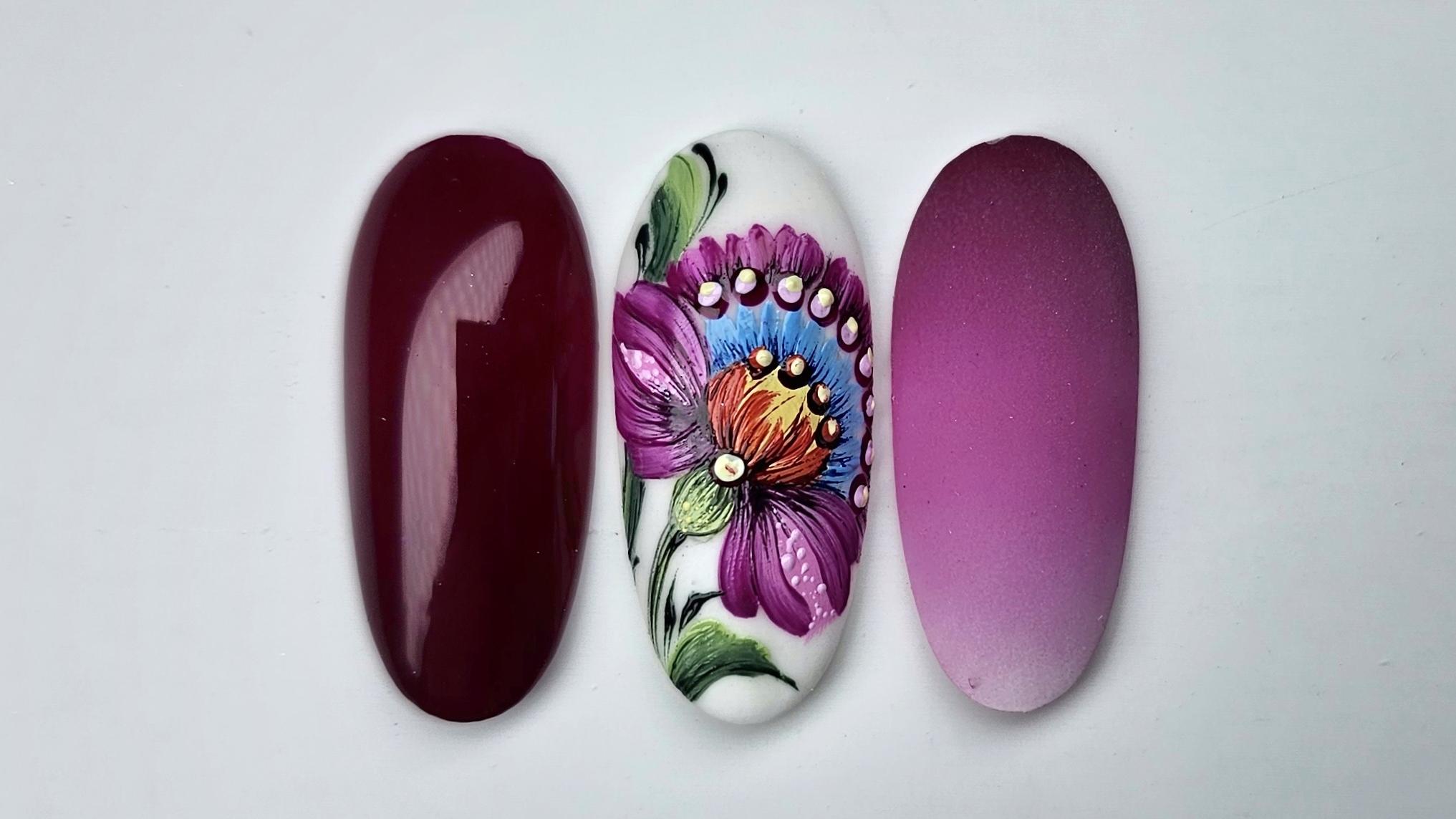 Modern hímzett minta