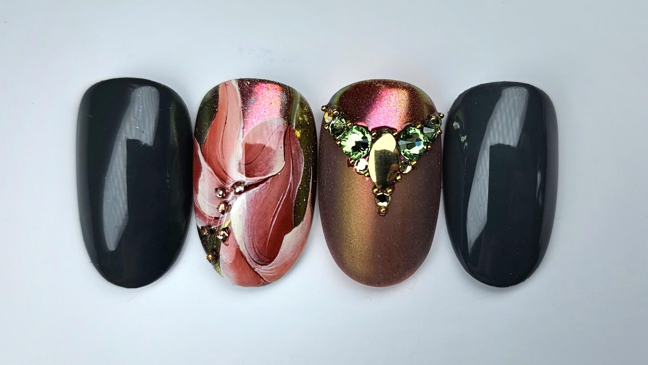 Őszi virág krómporral